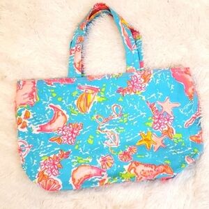 Lilly PULITZER Canvas Tote Beach Shopping